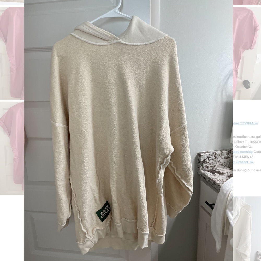 DAILY DRILLS French Terry Reversible sweatshirt / sweatshirt dress